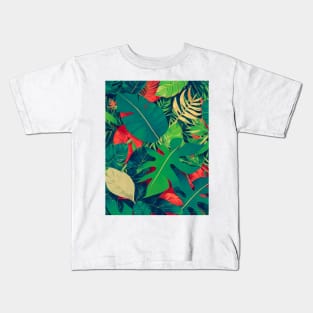 Tropical Leaves Kids T-Shirt